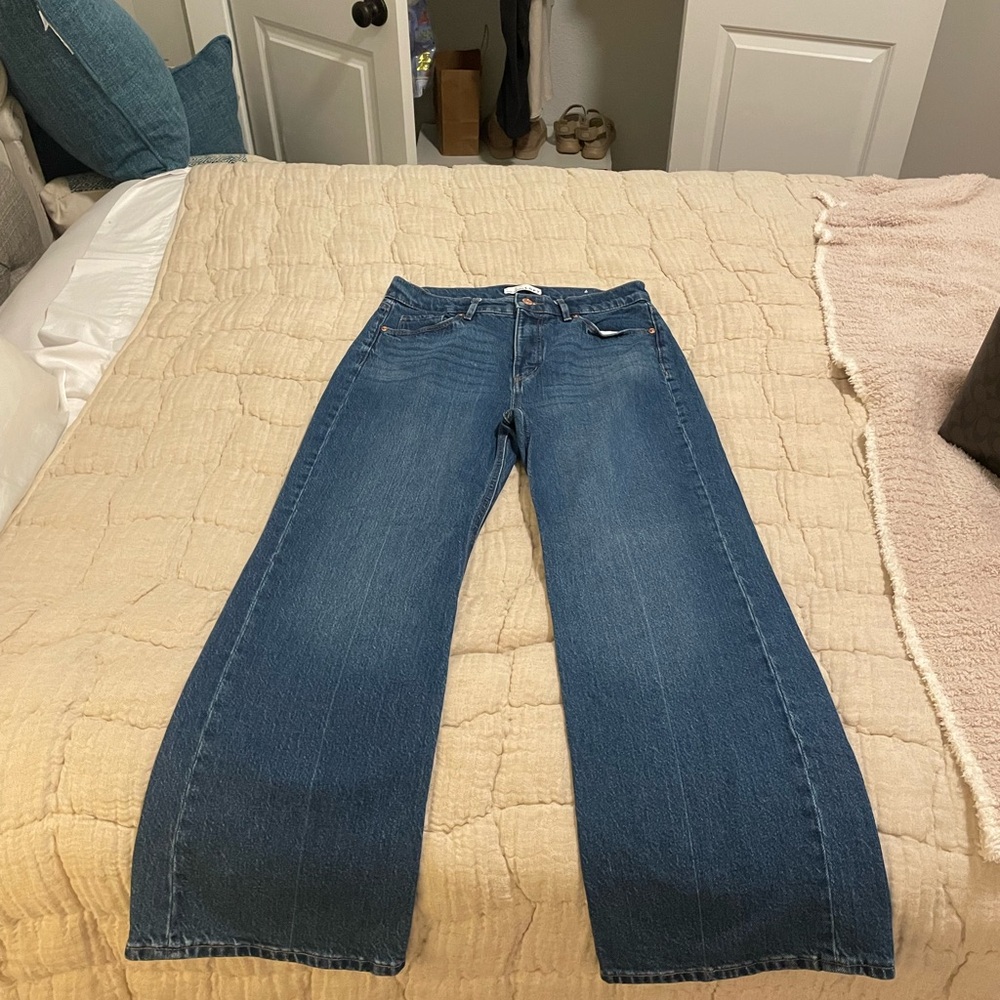 Levi's Blue Wide-Leg Jeans